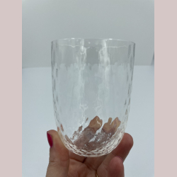 Mundblst glas -  HARLEQUIN tumler- crystal