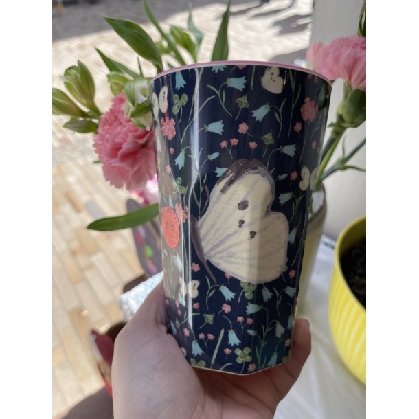 Large Melamin kop "summerbird" - bl�