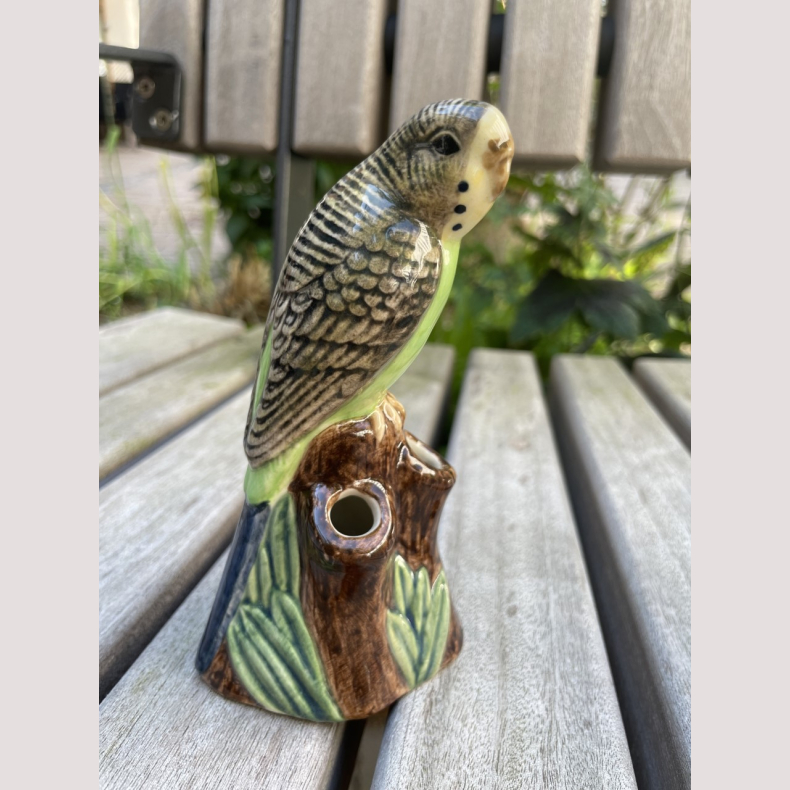 Quail vase xs - grn