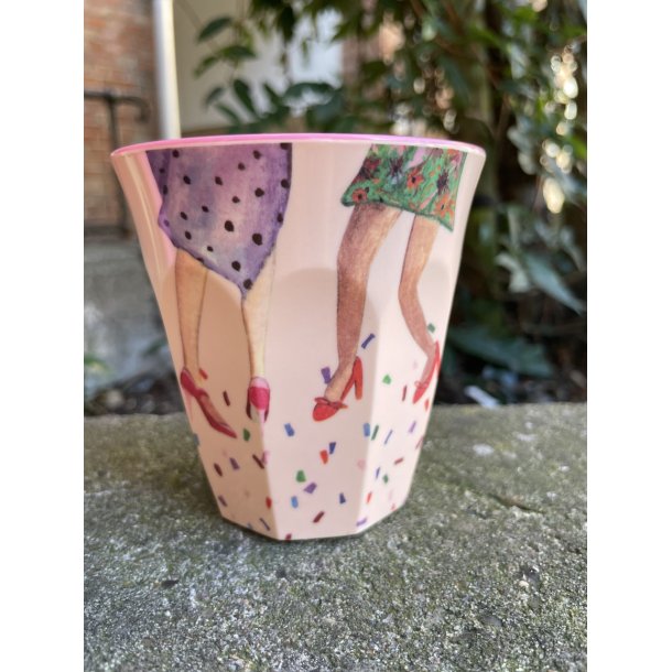 Mellem Melamin kop "dancing legs"