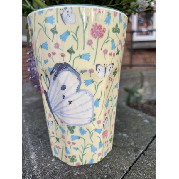 Large Melamin kop "summerbird" banana