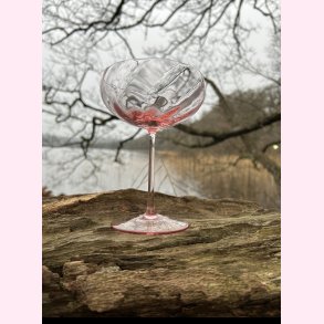 Mundblst Champagneglas 