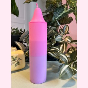 Bloklys lyserd/lilla