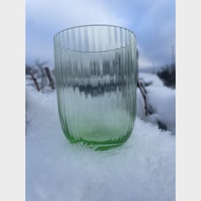 Mundbl�st glas - BAMBOO tumbler - ligth green