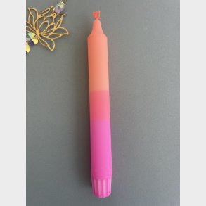 Kronelys orange/pink